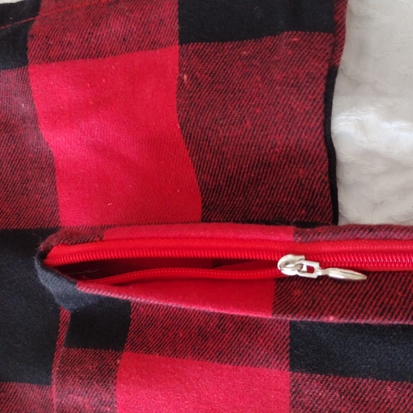 Set of 3 Decorative Buffalo Plaid Pillow Cases - Picture 2 of 4
